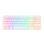 Klawiatura bezprzewodowa Royal Kludge RK61 RGB Red switch Biała